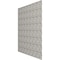 Ekena Millwork 19 5/8in. W x 19 5/8in. H Coralie EnduraWall Decorative 3D Wall Panel Covers 2.67 Sq. Ft. WP20X20CIBGL - alternate 4